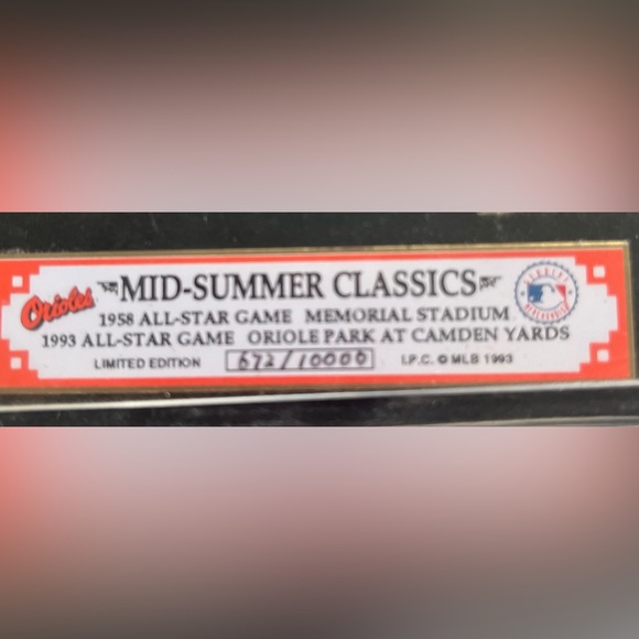 1993 MLB All-Star Game Collectors Pin Set - Picture 4 of 4